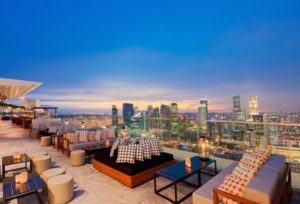 15 The Ku Dé Ta has a boat-shaped rooftop in the casino resort Marina Bay Sands in Singapore.