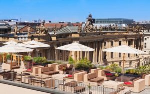 9The Hotel de Rome rooftop overlooks the historic city centre of Berlin, Germany.